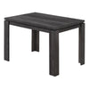 Monarch Specialties I 1166 Dining Table, 48" Rectangular, Small, Kitchen, Dining Room, Laminate, Black, Contemporary, Modern - - Mounts For Less