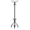 Monarch Specialties I 2031 Coat Rack, Hall Tree, Free Standing, 12 Hooks, Entryway, 70"h, Umbrella Holder, Bedroom, Metal, Black, Transitional - - Mounts For Less