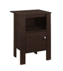 Monarch Specialties I 2135 Accent Table, Side, End, Nightstand, Lamp, Storage, Living Room, Bedroom, Laminate, Brown, Transitional - - Mounts For Less