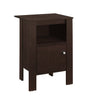 Monarch Specialties I 2135 Accent Table, Side, End, Nightstand, Lamp, Storage, Living Room, Bedroom, Laminate, Brown, Transitional - - Mounts For Less