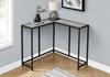 Monarch Specialties I 2156 Accent Table, Console, Entryway, Narrow, Corner, Living Room, Bedroom, Metal, Laminate, Grey, Black, Contemporary, Modern - - Mounts For Less