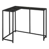 Monarch Specialties I 2158 Accent Table, Console, Entryway, Narrow, Corner, Living Room, Bedroom, Metal, Laminate, Black Marble Look, Contemporary, Modern - - Mounts For Less