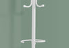 Monarch Specialties I 2164 Coat Rack, Hall Tree, Free Standing, Hanging Bar, 6 Hooks, Entryway, 68"h, Bedroom, Metal, White, Contemporary, Modern - - Mounts For Less