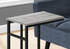 Monarch Specialties I 2171 Accent Table, C-shaped, End, Side, Snack, Living Room, Bedroom, Metal, Laminate, Grey, Black, Contemporary, Modern - - Mounts For Less
