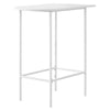 Monarch Specialties I 2376 Home Bar, Bar Table, Bar Height, Pub, 36" Rectangular, Small, Kitchen, Metal, Laminate, White, Contemporary, Modern - - Mounts For Less