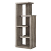 Monarch Specialties I 2467 Bookshelf, Bookcase, Etagere, 4 Tier, 48"h, Office, Bedroom, Laminate, Brown, Contemporary, Modern - - Mounts For Less