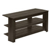 Monarch Specialties I 2514 Tv Stand, 42 Inch, Console, Media Entertainment Center, Storage Shelves, Living Room, Bedroom, Laminate, Brown, Contemporary, Modern - - Mounts For Less