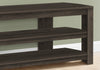 Monarch Specialties I 2514 Tv Stand, 42 Inch, Console, Media Entertainment Center, Storage Shelves, Living Room, Bedroom, Laminate, Brown, Contemporary, Modern - - Mounts For Less
