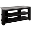 Monarch Specialties I 2564 Tv Stand, 42 Inch, Console, Media Entertainment Center, Storage Shelves, Living Room, Bedroom, Laminate, Black, Grey, Contemporary, Modern - - Mounts For Less