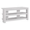 Monarch Specialties I 2567 Tv Stand, 42 Inch, Console, Media Entertainment Center, Storage Shelves, Living Room, Bedroom, Laminate, White, Contemporary, Modern - - Mounts For Less