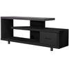 Monarch Specialties I 2575 Tv Stand, 60 Inch, Console, Media Entertainment Center, Storage Cabinet, Living Room, Bedroom, Laminate, Black, Grey, Contemporary, Modern - - Mounts For Less