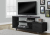 Monarch Specialties I 2575 Tv Stand, 60 Inch, Console, Media Entertainment Center, Storage Cabinet, Living Room, Bedroom, Laminate, Black, Grey, Contemporary, Modern - - Mounts For Less
