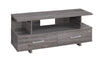 Monarch Specialties I 2608 Tv Stand, 48 Inch, Console, Media Entertainment Center, Storage Cabinet, Living Room, Bedroom, Laminate, Grey, Contemporary, Modern - - Mounts For Less