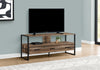 Monarch Specialties I 2619 Tv Stand, 48 Inch, Console, Media Entertainment Center, Storage Drawers, Living Room, Bedroom, Laminate, Metal, Brown, Black, Contemporary, Modern - - Mounts For Less