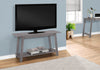 Monarch Specialties I 2737 Tv Stand, 42 Inch, Console, Media Entertainment Center, Storage Shelves, Living Room, Bedroom, Laminate, Grey, Contemporary, Modern - - Mounts For Less