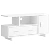 Monarch Specialties I 2800 Tv Stand, 48 Inch, Console, Media Entertainment Center, Storage Cabinet, Drawers, Living Room, Bedroom, Laminate, White, Contemporary, Modern - - Mounts For Less