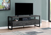 Monarch Specialties I 2823 Tv Stand, 60 Inch, Console, Media Entertainment Center, Storage Drawers, Living Room, Bedroom, Metal, Laminate, Black, Contemporary, Modern - - Mounts For Less