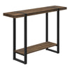 Monarch Specialties I 2851 Accent Table, Console, Entryway, Narrow, Sofa, Living Room, Bedroom, Metal, Laminate, Brown, Black, Contemporary, Modern - - Mounts For Less