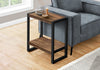 Monarch Specialties I 2852 Accent Table, Side, End, Nightstand, Lamp, Living Room, Bedroom, Metal, Laminate, Brown, Black, Contemporary, Modern - - Mounts For Less