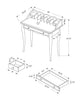 Monarch Specialties I 3100 Computer Desk, Home Office, Laptop, Storage Drawers, 36"l, Work, Wood, Brown, Traditional - - Mounts For Less