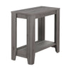 Monarch Specialties I 3118 Accent Table, Side, End, Nightstand, Lamp, Living Room, Bedroom, Laminate, Grey, Transitional - - Mounts For Less