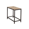 Monarch Specialties I 3163 Accent Table, Side, End, Nightstand, Lamp, Living Room, Bedroom, Metal, Tile, Brown, Transitional - - Mounts For Less