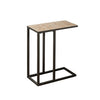 Monarch Specialties I 3164 Accent Table, C-shaped, End, Side, Snack, Living Room, Bedroom, Metal, Tile, Brown, Transitional - - Mounts For Less