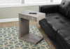Monarch Specialties I 3191 Accent Table, C-shaped, End, Side, Snack, Storage Drawer, Living Room, Bedroom, Laminate, Brown, Contemporary, Modern - - Mounts For Less