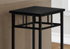 Monarch Specialties I 3278 Accent Table, Side, End, Plant Stand, Square, Living Room, Bedroom, Metal, Laminate, Black, Contemporary, Modern - - Mounts For Less