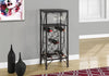 Monarch Specialties I 3347 Home Bar, Wine Rack, Metal, Black, Black, Transitional - - Mounts For Less