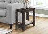 Monarch Specialties I 3388 Accent Table, Side, End, Nightstand, Lamp, Living Room, Bedroom, Laminate, Brown, Contemporary, Modern - - Mounts For Less
