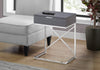 Monarch Specialties I 3474 Accent Table, Side, End, Nightstand, Lamp, Storage Drawer, Living Room, Bedroom, Metal, Laminate, Grey, Chrome, Contemporary, Modern - - Mounts For Less