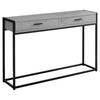 Monarch Specialties I 3510 Accent Table, Console, Entryway, Narrow, Sofa, Storage Drawer, Living Room, Bedroom, Metal, Laminate, Grey, Black, Contemporary, Modern - - Mounts For Less