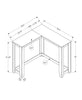 Monarch Specialties I 3661 Accent Table, Console, Entryway, Narrow, Corner, Living Room, Bedroom, Laminate, Brown, Contemporary, Modern - - Mounts For Less