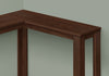 Monarch Specialties I 3661 Accent Table, Console, Entryway, Narrow, Corner, Living Room, Bedroom, Laminate, Brown, Contemporary, Modern - - Mounts For Less