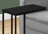 Monarch Specialties I 3761 Accent Table, C-shaped, End, Side, Snack, Living Room, Bedroom, Metal, Laminate, Black, Contemporary, Modern - - Mounts For Less