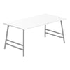 Monarch Specialties I 3790 Coffee Table, Accent, Cocktail, Rectangular, Living Room, 40"l, Metal, Laminate, White, Grey, Contemporary, Modern - - Mounts For Less