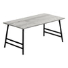 Monarch Specialties I 3791 Coffee Table, Accent, Cocktail, Rectangular, Living Room, 40"l, Metal, Laminate, Grey, Black, Contemporary, Modern - - Mounts For Less