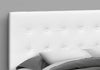 Monarch Specialties I 6002Q Bed, Headboard Only, Queen Size, Bedroom, Upholstered, Pu Leather Look, White, Transitional - - Mounts For Less