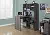 Monarch Specialties I 7041 Computer Desk, Home Office, Bookcase, Corner, Storage Shelves, Left, Right Set-up, L Shape, Work, Laptop, Laminate, Brown, Contemporary, Modern - - Mounts For Less