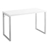Monarch Specialties I 7154 Computer Desk, Home Office, Laptop, 48"l, Work, Metal, Laminate, White, Grey, Contemporary, Modern - - Mounts For Less