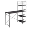 Monarch Specialties I 7166 Computer Desk, Home Office, Laptop, Storage Shelves, 48"l, Work, Metal, Laminate, Brown, Grey, Contemporary, Modern - - Mounts For Less