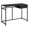 Monarch Specialties I 7220 Computer Desk, Home Office, Laptop, Storage Drawer, 42"l, Work, Metal, Laminate, Black, Contemporary, Modern - - Mounts For Less