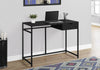 Monarch Specialties I 7220 Computer Desk, Home Office, Laptop, Storage Drawer, 42"l, Work, Metal, Laminate, Black, Contemporary, Modern - - Mounts For Less
