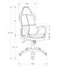 Monarch Specialties I 7259 Office Chair, Gaming, Adjustable Height, Swivel, Ergonomic, Armrests, Computer Desk, Work, Metal, Mesh, Black, Red, Contemporary, Modern - - Mounts For Less