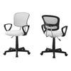 Monarch Specialties I 7261 Office Chair, Adjustable Height, Swivel, Ergonomic, Armrests, Computer Desk, Work, Juvenile, Metal, Mesh, White, Black, Contemporary, Modern - - Mounts For Less