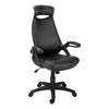 Monarch Specialties I 7276 Office Chair, Adjustable Height, Swivel, Ergonomic, Armrests, Computer Desk, Work, Metal, Fabric, Black, Contemporary, Modern - - Mounts For Less