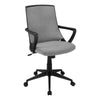 Monarch Specialties I 7297 Office Chair, Adjustable Height, Swivel, Ergonomic, Armrests, Computer Desk, Work, Metal, Mesh, Black, Grey, Contemporary, Modern - - Mounts For Less