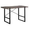 Monarch Specialties I 7310 Computer Desk, Home Office, Laptop, 48"l, Work, Metal, Laminate, Brown, Black, Contemporary, Modern - - Mounts For Less