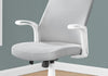 Monarch Specialties I 7324 Office Chair, Adjustable Height, Swivel, Ergonomic, Armrests, Computer Desk, Work, Metal, Mesh, White, Grey, Contemporary, Modern - - Mounts For Less